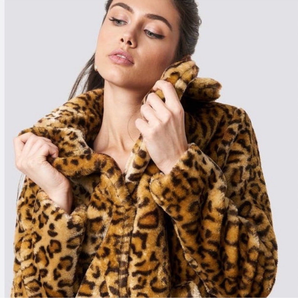 Sisters Leopard Print Coat L (Fits M)
